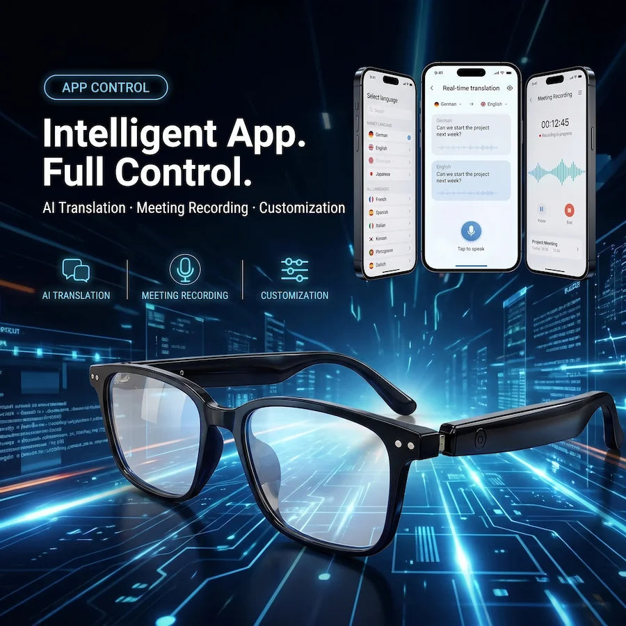 Smart AI Glasses: Photochromic Translators with AI Zoom!