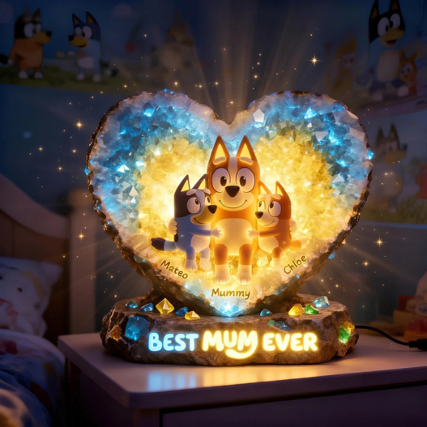 Glowing Hug Motherhood Light Box Personalized Gifts For Mom