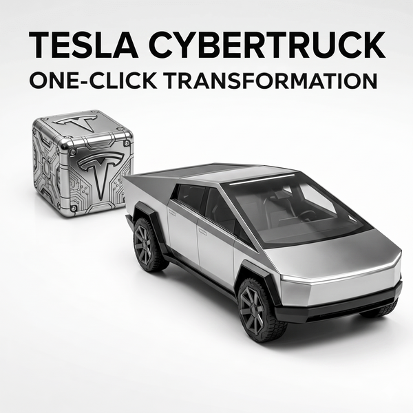 ⚙️ Mechanical Transformation Cube - Tesla CyberTruck